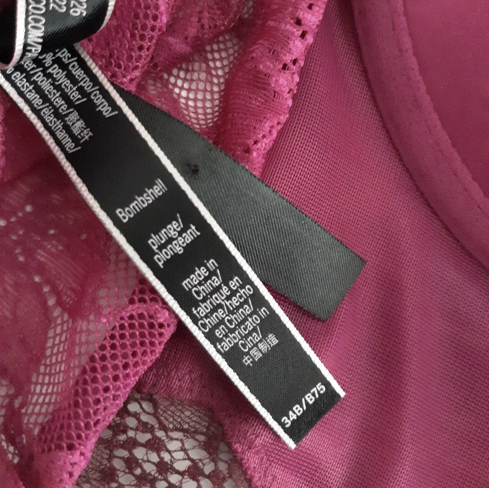 VS Bombshell Plunge Bustier 34B